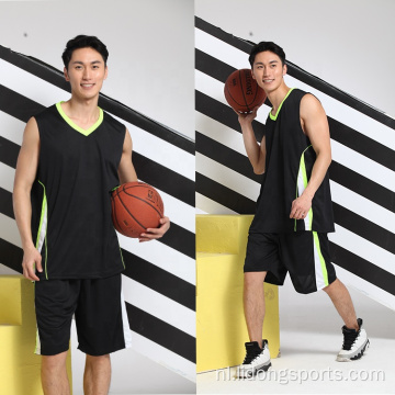 Nieuwste basketbal jersey ontwerp basketbal uniform groothandel